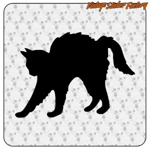 KATZE -9 AUFKLEBER. KAUFEN SIE VINYLAUFKLEBER.