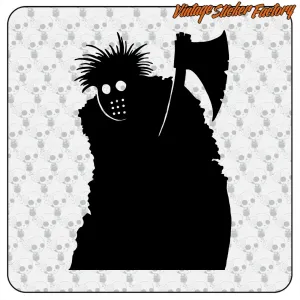 PSYCHO AUFKLEBER. KAUFEN SIE VINYLAUFKLEBER.