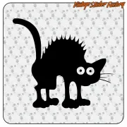 AUTOCOLLANT CHAT -10. ACHETEZ DES AUTOCOLLANTS EN VINYLE.