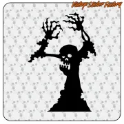 Mumien-Aufkleber für Horror-Dekoration