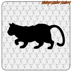 Cat sticker for objects, vehicles and glass