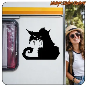 AUTOCOLLANT CHATON MALIN. ACHETEZ DES AUTOCOLLANTS EN VINYLE.