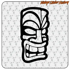 TIKI -4 STICKER. BUY VINYL STICKERS.