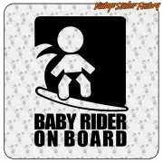 Pegatina BABY RIDER ON BOARD. Comprar pegatinas.