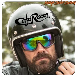 Pegatina CAFE RACER TEXT. Comprar pegatinas.