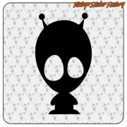 ALIEN STICKER. BUY VINYL STICKERS.
