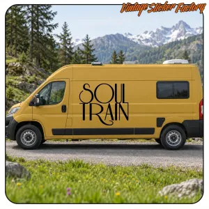 SOUL TRAIN AUFKLEBER. KAUFEN SIE VINYLAUFKLEBER.