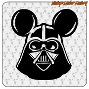 DARTH VADER MICKEY MOUSE AUFKLEBER. KAUFEN SIE VINYLAUFKLEBER.