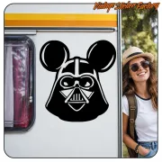 DARTH VADER MICKEY MOUSE AUFKLEBER. KAUFEN SIE VINYLAUFKLEBER.