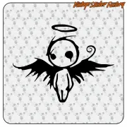 FALLEN ANGEL STICKER. BUY VINYL STICKERS.
