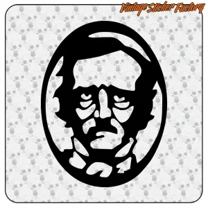 Pegatina EDGAR ALLAN POE. Comprar pegatinas.