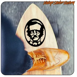 Pegatina EDGAR ALLAN POE. Comprar pegatinas.
