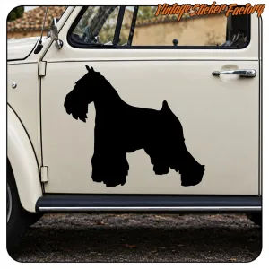 Schnauzer Dog Sticker | Decorative Vinyl