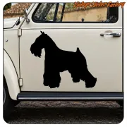 SCHNAUZER AUFKLEBER. KAUFEN SIE VINYLAUFKLEBER.
