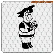 Pegatina GOKU HOMER. Comprar pegatinas.