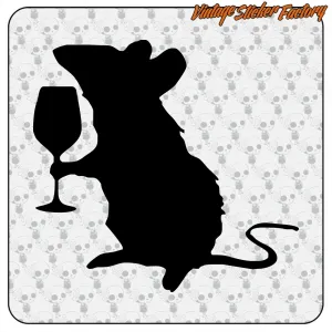 RATA BANKSY -1 STICKER. BUY VINYL STICKERS.
