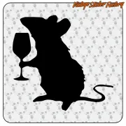RATA BANKSY -1 STICKER. BUY VINYL STICKERS.