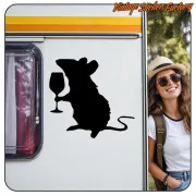 RATA BANKSY -1 STICKER. BUY VINYL STICKERS.