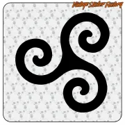 TRISKEL STICKER. BUY VINYL STICKERS.