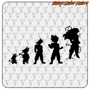 AUTOCOLLANT EVO GOKU. ACHETEZ DES AUTOCOLLANTS EN VINYLE.