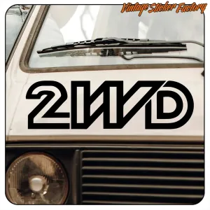 AUTOCOLLANT 2WD. ACHETEZ DES AUTOCOLLANTS EN VINYLE.