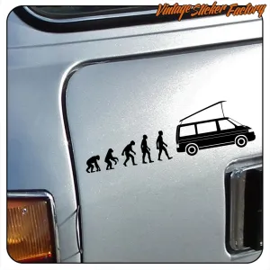 VOLKSWAGEN EVOLUTION T4 -2 STICKER. BUY VINYL STICKERS.