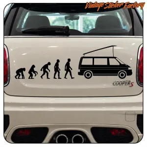 VOLKSWAGEN EVOLUTION T4 -2 STICKER. BUY VINYL STICKERS.