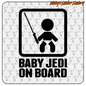 Pegatina BABY JEDI ON BOARD. Comprar pegatinas.