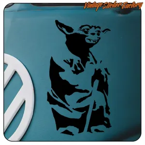 YODA -4 STICKER. BUY VINYL STICKERS.