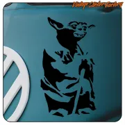 YODA -4 AUFKLEBER. KAUFEN SIE VINYLAUFKLEBER.
