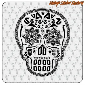 AUTOCOLLANT CRÂNE MEXICAIN -2. ACHETEZ DES AUTOCOLLANTS EN VINYLE.