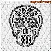 MEXICAN SKULL -2 STICKER. BUY VINYL STICKERS.