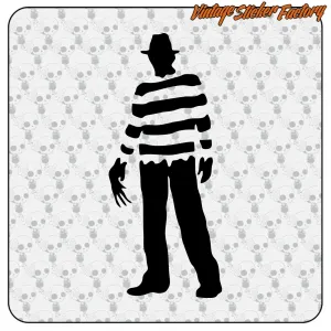 FREDDY KRUEGER AUFKLEBER. KAUFEN SIE VINYLAUFKLEBER.