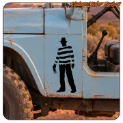 FREDDY KRUEGER STICKER. BUY VINYL STICKERS.