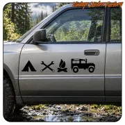 Land Rover - Camper Life AUFKLEBER. KAUFEN SIE VINYLAUFKLEBER.