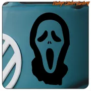 SCREAM MASK STICKER. BUY VINYL STICKERS.