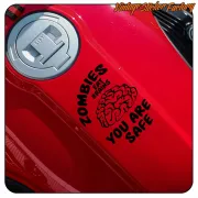 Pegatina Zombies Eat Brains. Comprar pegatinas.