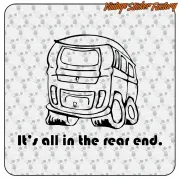 Camper Sticker «It's all in the rear»