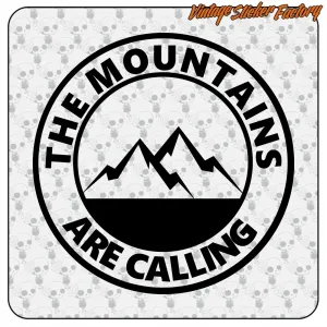 The Mountains Are Calling Sticker | 4x4 & Camper