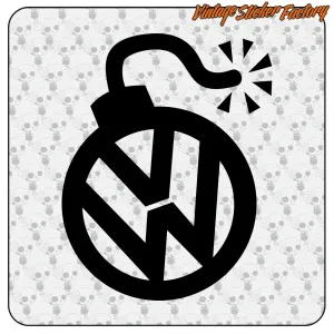 Pegatina VW Bomb para coche | Vinilo retro