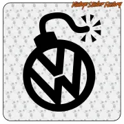 AUTOCOLLANT VW BOMBE. ACHETEZ DES AUTOCOLLANTS EN VINYLE.