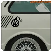 AUTOCOLLANT VW BOMBE. ACHETEZ DES AUTOCOLLANTS EN VINYLE.