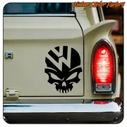 VW SKULL STICKER. BUY VINYL STICKERS.