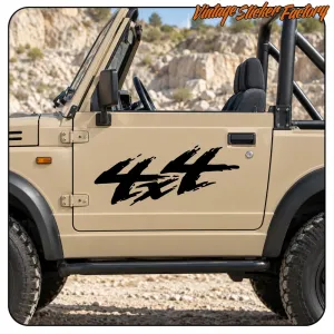 Autocollant 4x4 décoratif pour véhicules et accessoires