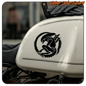 Sticker Alien en Vinyle Découpé | Vintage Sticker Factory