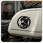 Sticker Alien en Vinyle Découpé | Vintage Sticker Factory