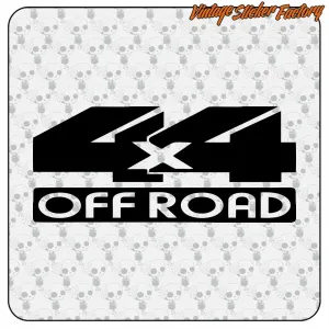 OFF ROAD 4X4 STICKER. BUY VINYL STICKERS.