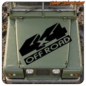 OFF ROAD 4X4 STICKER. BUY VINYL STICKERS.