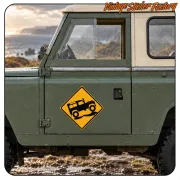 LAND ROVER -1 AUFKLEBER. KAUFEN SIE VINYLAUFKLEBER.