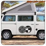 STEYR PUCH LOGO AUFKLEBER. KAUFEN SIE VINYLAUFKLEBER.
